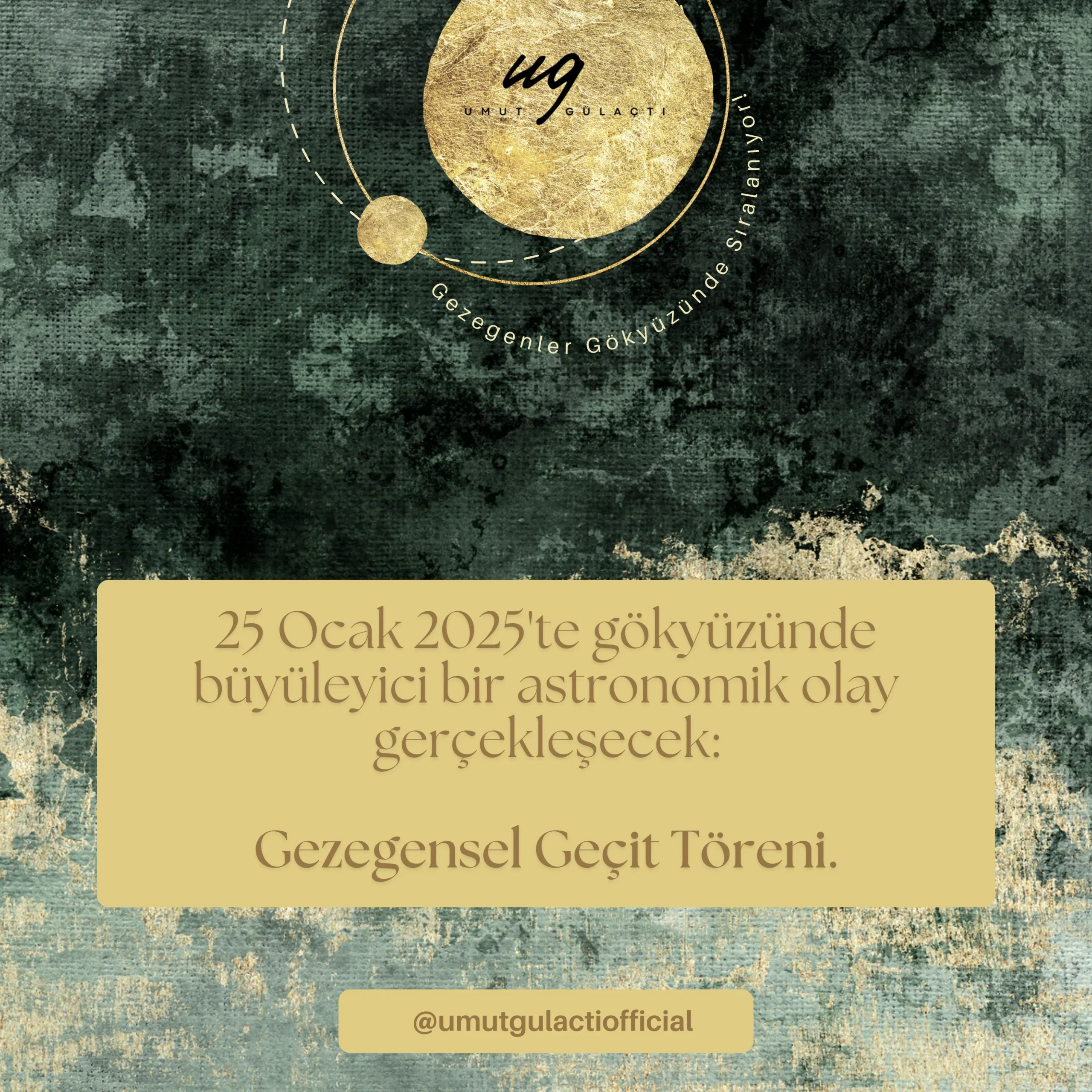 25 Ocak 2025: Gökyüzünde Gezegensel Geçit Töreni