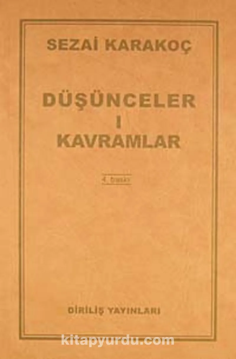 Düşünceler I - Kavramlar