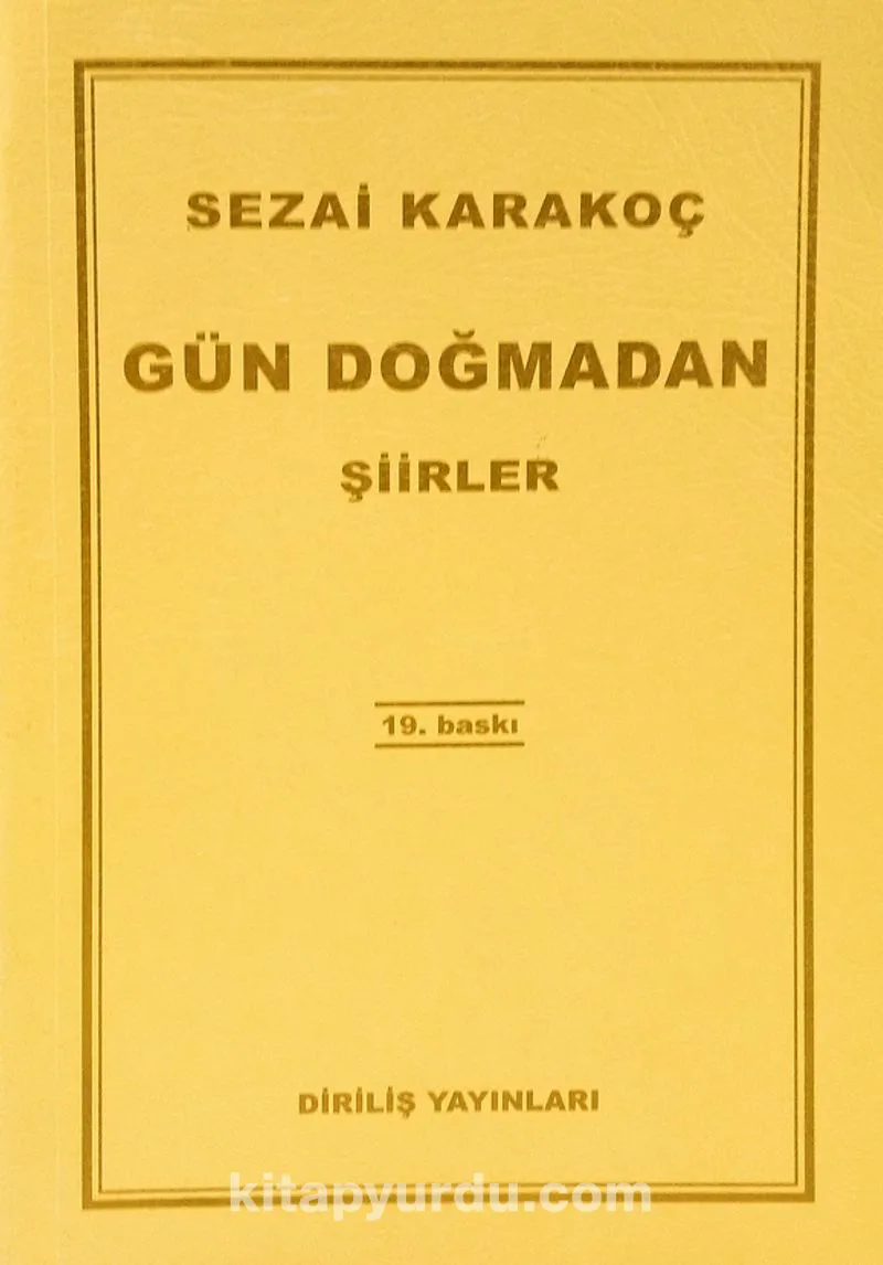 Gün Doğmadan